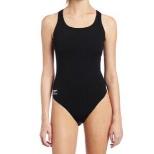 Speedo Solid Super Pro - Endurance Plus Swimsuit Size 10 Black New With Tags